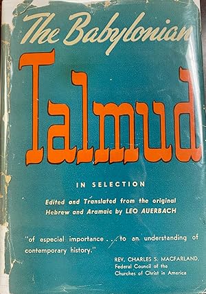 The Babylonian Talmud: In Selection