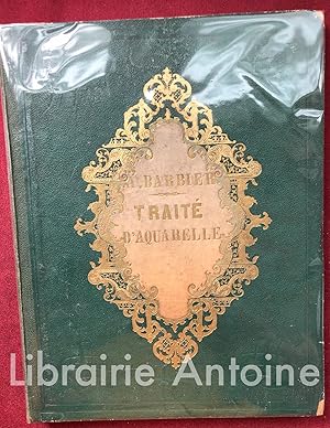 Bild des Verkufers fr Nouveau trait tout pratique de lavis et de peinture  l'aquarelle avec des fac-simile d'aprs les dessins originaux de MM. Charlet, Aug. Delacroix, Hubert, Lepoitevin, etc. etc. zum Verkauf von Librairie Antoine