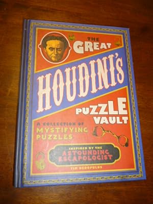 Seller image for The Great Houdini's Puzzle Vault: A Collection of Mystifying Puzzles Inspired by the Astounding Escapologist for sale by Gargoyle Books, IOBA