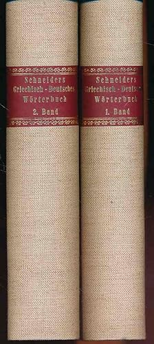 Griechisch-deutsches Wörterbuch beim Lesen der grichischen profanen Scribenten zu gebrauchen. 3 T...