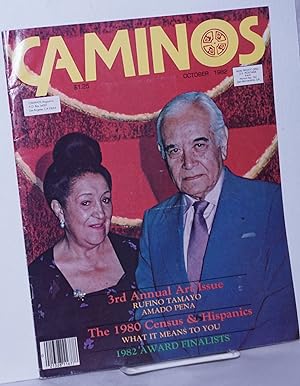 Bild des Verkufers fr Caminos: vol. 3, no. 9, October 1982; Third Annual Art Issue zum Verkauf von Bolerium Books Inc.