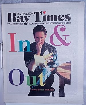 Image du vendeur pour San Francisco Bay Times: the gay/lesbian/bi/trans newspaper & calendar of events for the Bay Area; [aka Coming Up!] vol. 18, #24, Sept. 18, 1997: In & Out ('cause it's sooo much fun!) mis en vente par Bolerium Books Inc.