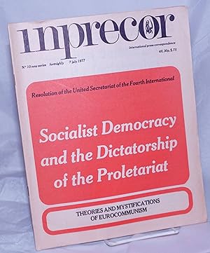 inprecor [1977, No. 10 - new series- Jul 7] international press correspondence