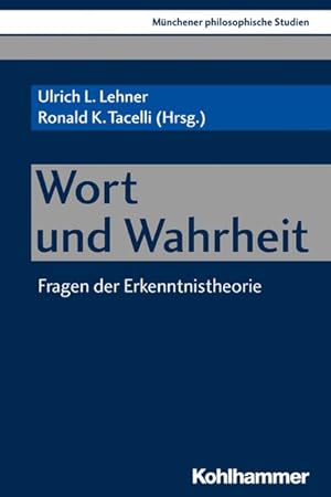 Seller image for Wort und Wahrheit Fragen der Erkenntnistheorie for sale by Bunt Buchhandlung GmbH