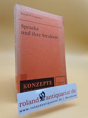 Seller image for Ronald W. Langacker: Sprache und ihre Struktur for sale by Roland Antiquariat UG haftungsbeschrnkt