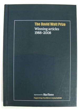 Bild des Verkufers fr The David Watt Prize: Winning Articles 1988-2008 zum Verkauf von PsychoBabel & Skoob Books