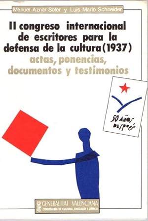 Imagen del vendedor de II Congreso internacional de escritores para la defensa de la cultura (1937). Volumen III . a la venta por Librera Astarloa