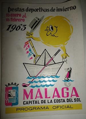 MÁLAGA. Fiestas Deportivas de Invierno. 15 de Enero al 15 de Febrero 1963.