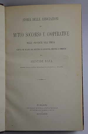 Storia delle Associazioni di Mutuo Soccorso e Cooperative nelle province dell'Emilia&