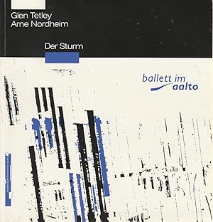 Seller image for Programmheft Ballett im Aalto Glen Tetley DER STURM Premiere 28. November 1992 Spielzeit 1992 / 93 for sale by Programmhefte24 Schauspiel und Musiktheater der letzten 150 Jahre