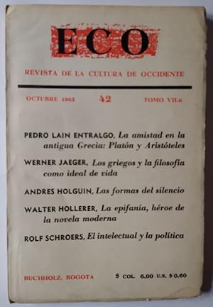 Imagen del vendedor de ECO. Revista de la cultura de occidente. 42. a la venta por La Leona LibreRa