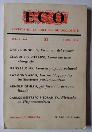 Imagen del vendedor de ECO. Revista de la cultura de occidente. 51. a la venta por La Leona LibreRa