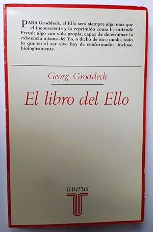 Bild des Verkufers fr El libro del Ello. Cartas psicoanaliticas a una amiga zum Verkauf von La Leona LibreRa