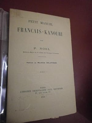 Petit manuel Français Kanouri