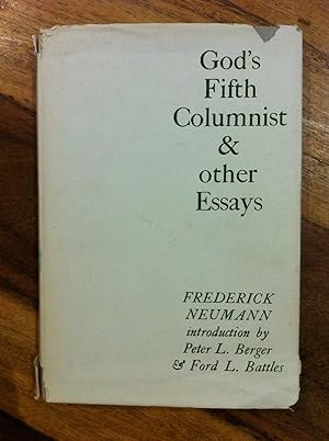 Seller image for GOD'S FIFTH COLUMNIST & OTHER ESSAYS for sale by Happyfish Books