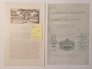 Bild des Verkufers fr Fox Hunting original 1896 Article ex Badminton Magazine zum Verkauf von Maynard & Bradley