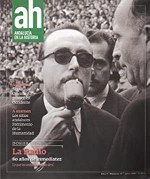 Bild des Verkufers fr REVISTA AH, ANDALUCA EN LA HISTORIA. N 17. Ao V. JULIO 2007. Dosier: La radio, 80 aos de inmediatez (Lo que las ondas han dado de s). Averroes: El sabio de Oriente que predic en Occidente. A examen: Los sitios andaluces Patrimonio de la humanidad. Colaboradores: Antonio Checa, Enrique Garca, Manuel Arroyo Durn, Roco Amores, Modesto Barragn, ngel Abelln, Jos A. Herencia, M Dolores Snchez Cobos, Montserrat Rico Gngora, Carlos J. Romero Mensaque, Manuel A. Garca Parody, Amelina Correa Ramn, Pedro L. Prez Fras, Juan eslava Galn y Vctor Fernndez Salinas. zum Verkauf von Librera y Editorial Renacimiento, S.A.