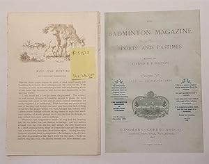 Image du vendeur pour Stag Hunting West Country Exmoor orig 1896 Article ex Badminton Magazine mis en vente par Maynard & Bradley