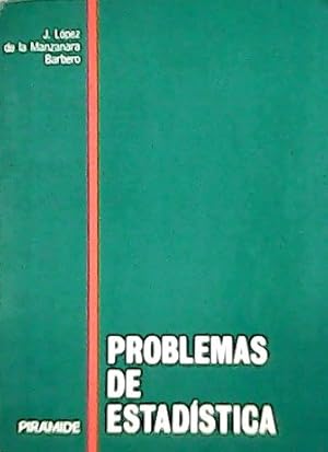 Seller image for Problemas de estadstica. for sale by Librera y Editorial Renacimiento, S.A.