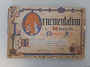 Imagen del vendedor de Ornementation des Manuscrits au Moyen-Age. Recueil de Documents. Lettres ornes, Bordures, Miniatures, & a tirs des principaux Manuscrits de la Bibliothque Nationale, de diverses bibliothques et des Monuments de l'Epoque. Documents XIVme sicle a la venta por Klondyke