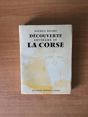 Seller image for DECOUVERTE LITTERAIRE DE LA CORSE for sale by KEMOLA