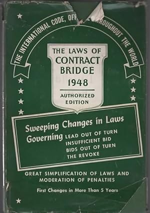 Seller image for LAWS OF CONTRACT BRIDGE 1948 THE INTERNATIONAL CODE for sale by The Reading Well Bookstore