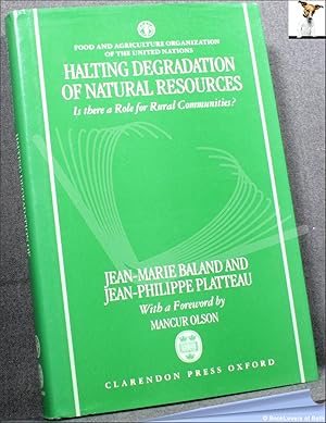 Immagine del venditore per Halting Degradation of Natural Resources: Is There a Role for Rural Communities? venduto da BookLovers of Bath