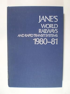 Immagine del venditore per Jane's World Railways and Rapid transit Systems 1980-81 venduto da Buchfink Das fahrende Antiquariat