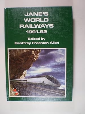 Bild des Verkufers fr Jane's World Railways 1991-92. Thirty-third Edition zum Verkauf von Buchfink Das fahrende Antiquariat