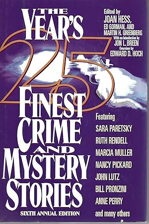 Bild des Verkufers fr The Year's 25 Finest Crime and Mystery Stories, 6th Annual Edition zum Verkauf von Cher Bibler