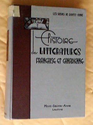 Seller image for Histoire des littratures franaise et canadienne, dition refondue et mise  jour for sale by Claudine Bouvier