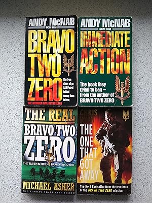 Immediate Action, Bravo Two Zero, The Real Bravo Two Zero, The One That Got Away (Set Of 4 Paperb...