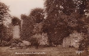 Chapel at Cooling Castle Kent Old Real Photo Postcard