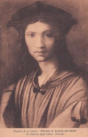 Ritratto De Andrea Del Sarto Dipinto De Se Stosso Painting Postcard