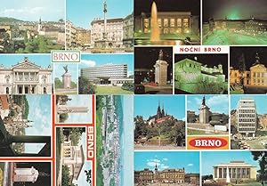 BRNO 4x Czech Republic Postcard incl Night 20x Views