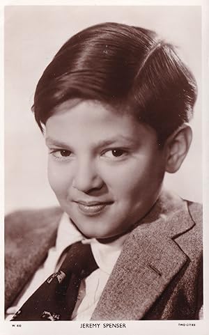 Jeremy Spenser Child Film Star Real Photo Picturegoer Postcard