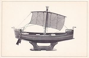 Greek Greece Merchant Ship 500BC Israel Maritime Museum Postcard