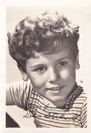 Dean Stockwell Western Child Film Actor Printed Signed Photo