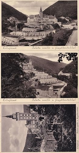 Lillafured Palota 3x Real Photo Hungary Postcard s