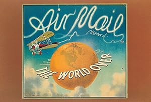 Orange The World Over Air Mail Brand Advertising Postcard