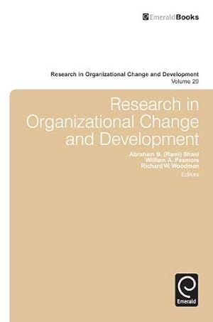 Seller image for Research in Organizational Change and Development for sale by Libro Co. Italia Srl