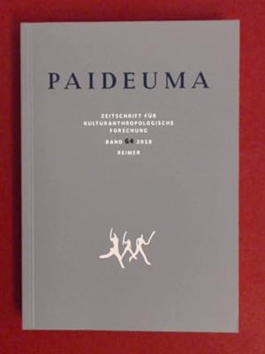 Imagen del vendedor de Paideuma. Zeitschrift fr Kulturanthropologische Forschung. Band 64 (2018). a la venta por Wissenschaftliches Antiquariat Zorn