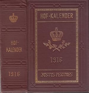 Gothaischer Genealogischer Hofkalender nebst diplomatisch- statistischem Jahrbuche 1916 Hundertdr...