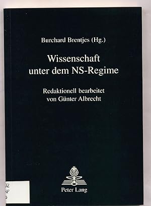 Imagen del vendedor de Wissenschaft unter dem NS-Regime Redaktionell bearbeitet von Gnter Albrecht a la venta por avelibro OHG