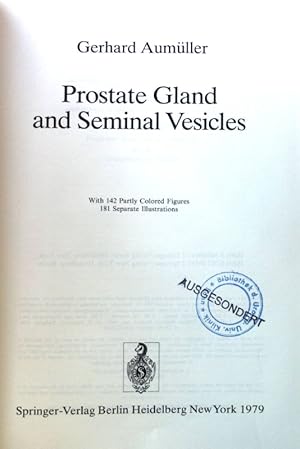 Seller image for Prostate Gland and Seminal Vesicles; Handbuch der mikroskopischen Anatomie des Menschen; Band 7: Harn- und Geschlechtsapparat; Teil 6; for sale by books4less (Versandantiquariat Petra Gros GmbH & Co. KG)