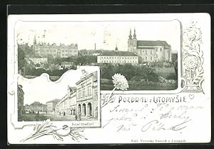 Ansichtskarte Leitomischl / Litomysl, Dolni Námesti, Zámek
