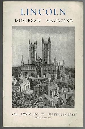 Lincoln Diocesan Magazine Vol. LXXIV No. IX September 1958