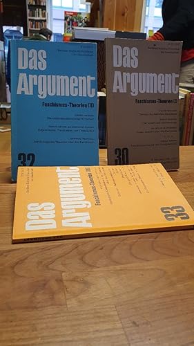 Bild des Verkufers fr Zur Kritik der Theorien ber den Faschismus I-III (abweichend auf dem Vorderdeckel: 'Faschismus-Theorien' I-III), Das Argument 42 - Berliner Hefte fr Probleme der Gesellschaft - 7. Jahrgang, 1965 - Hefte 1, 2, 3, zum Verkauf von Antiquariat Orban & Streu GbR