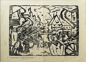 Espressionismo tedesco Friedrich Rosenkranz xilografia 1912 Der Sturm