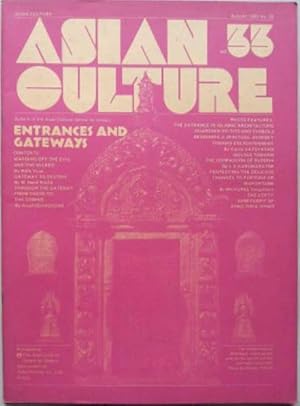 Seller image for Entrances and Gateways: Asian Culture. No. 33 for sale by SEATE BOOKS